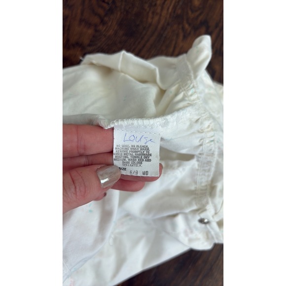 Vintage OshKosh Overalls Floral Size‎ 6-9 Months - Picture 4 of 4